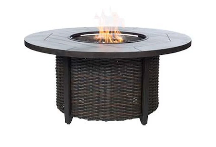 Fire Pits Fire Pit with Woven Base by Ebel at Esprit Decor Home Furnishings